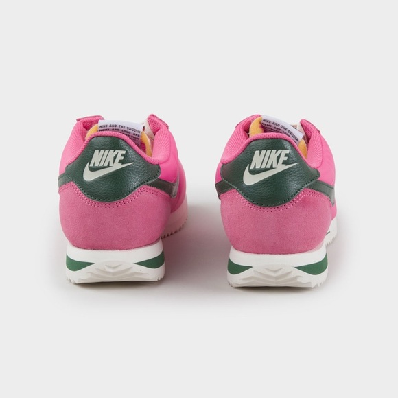 Nike Cortez Trainers in Pink, Green, & Cream  Women’s NWT Size 10 Sneakers Shoes - Picture 8 of 11